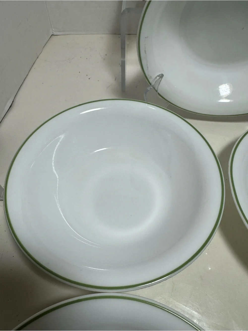 6CORELLE shadow Iris 7.2 516 ounce flared rim cereal, soup salad bowls